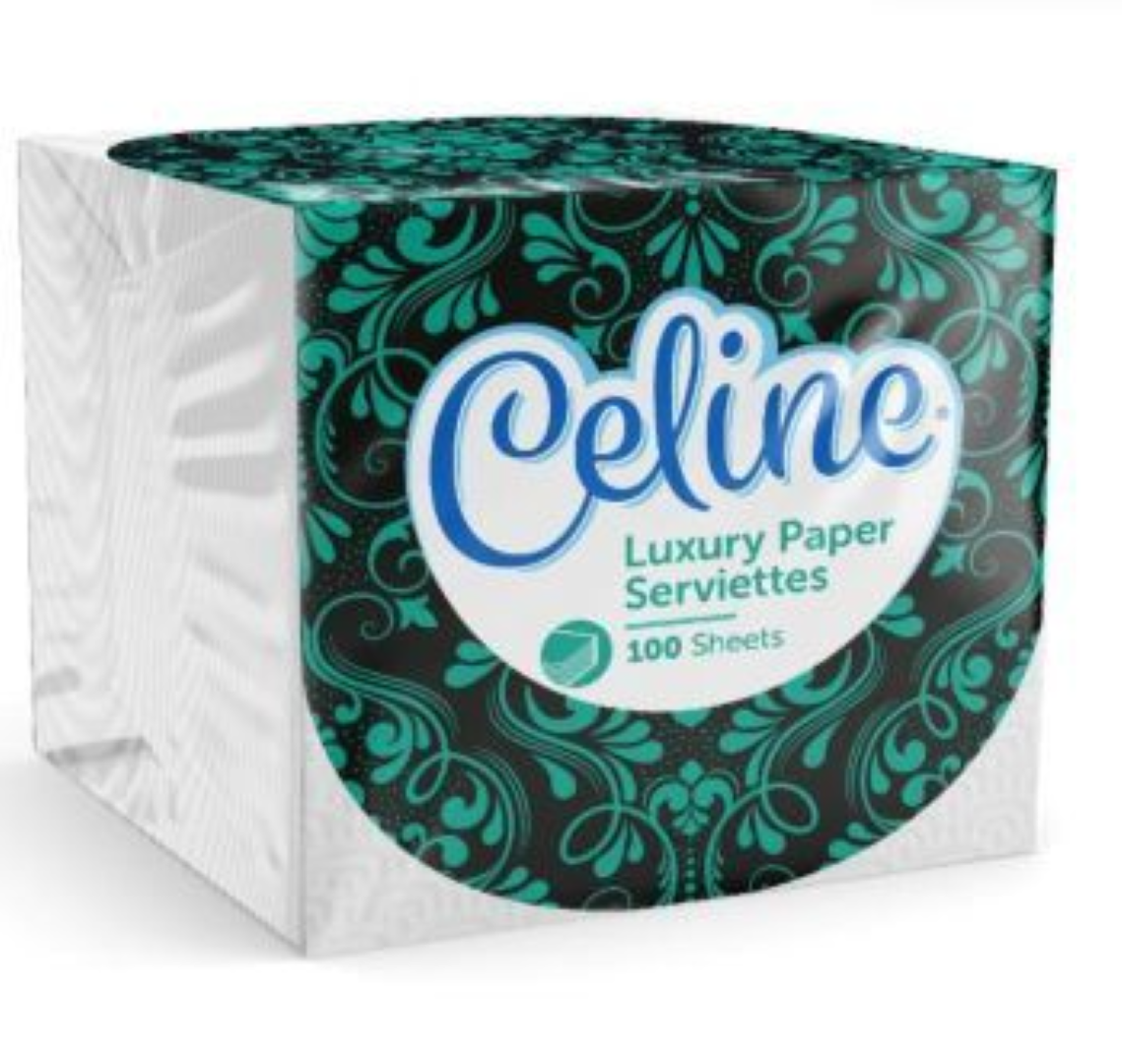 CELINE SERVIETTES INDIGO 100 SHEETS